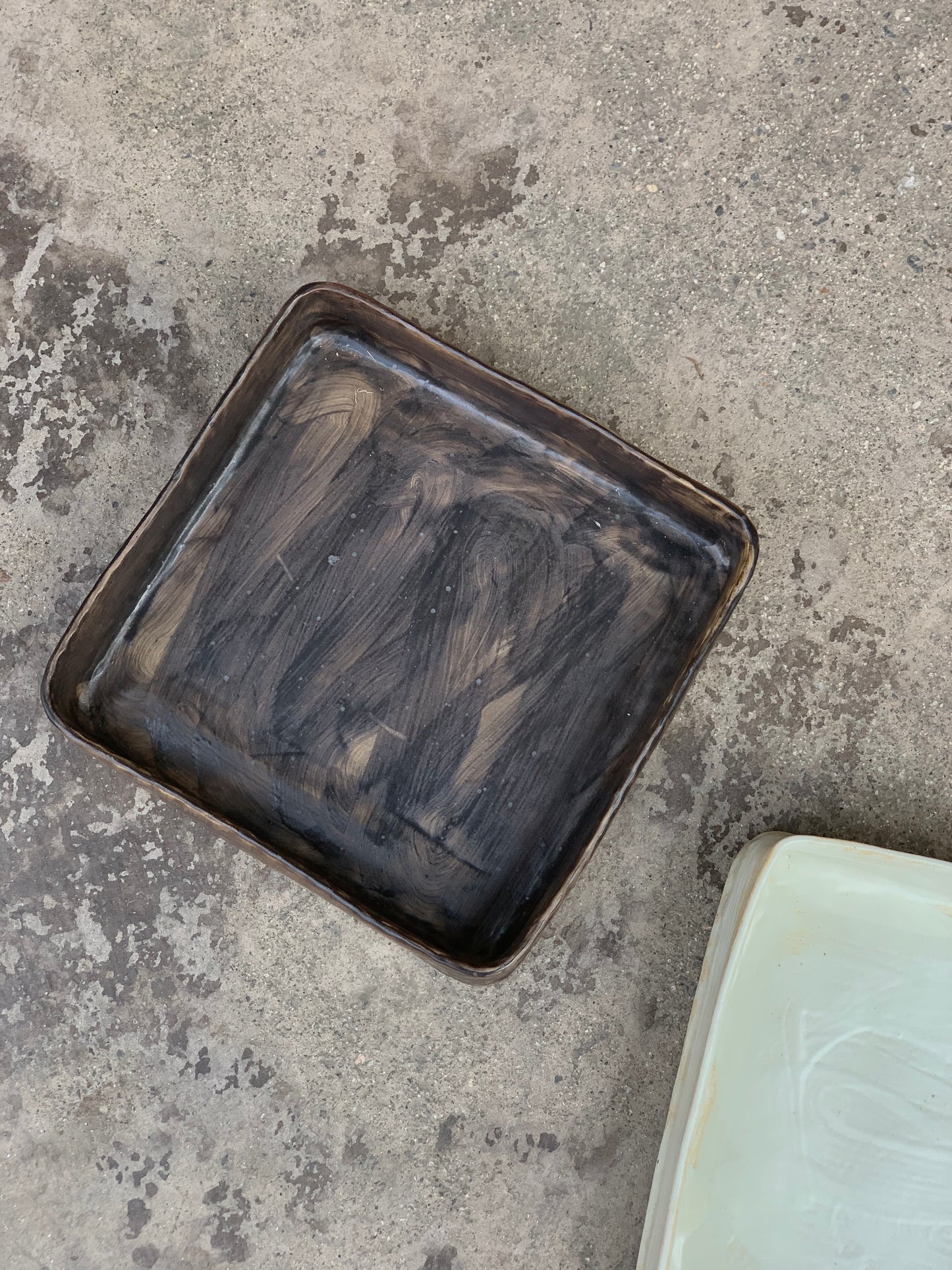 Ceramic Square Handcrafted Plate