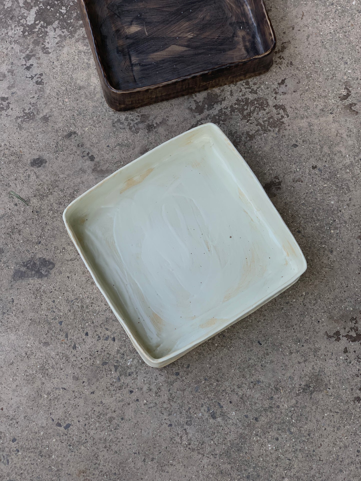 Ceramic Square Handcrafted Plate