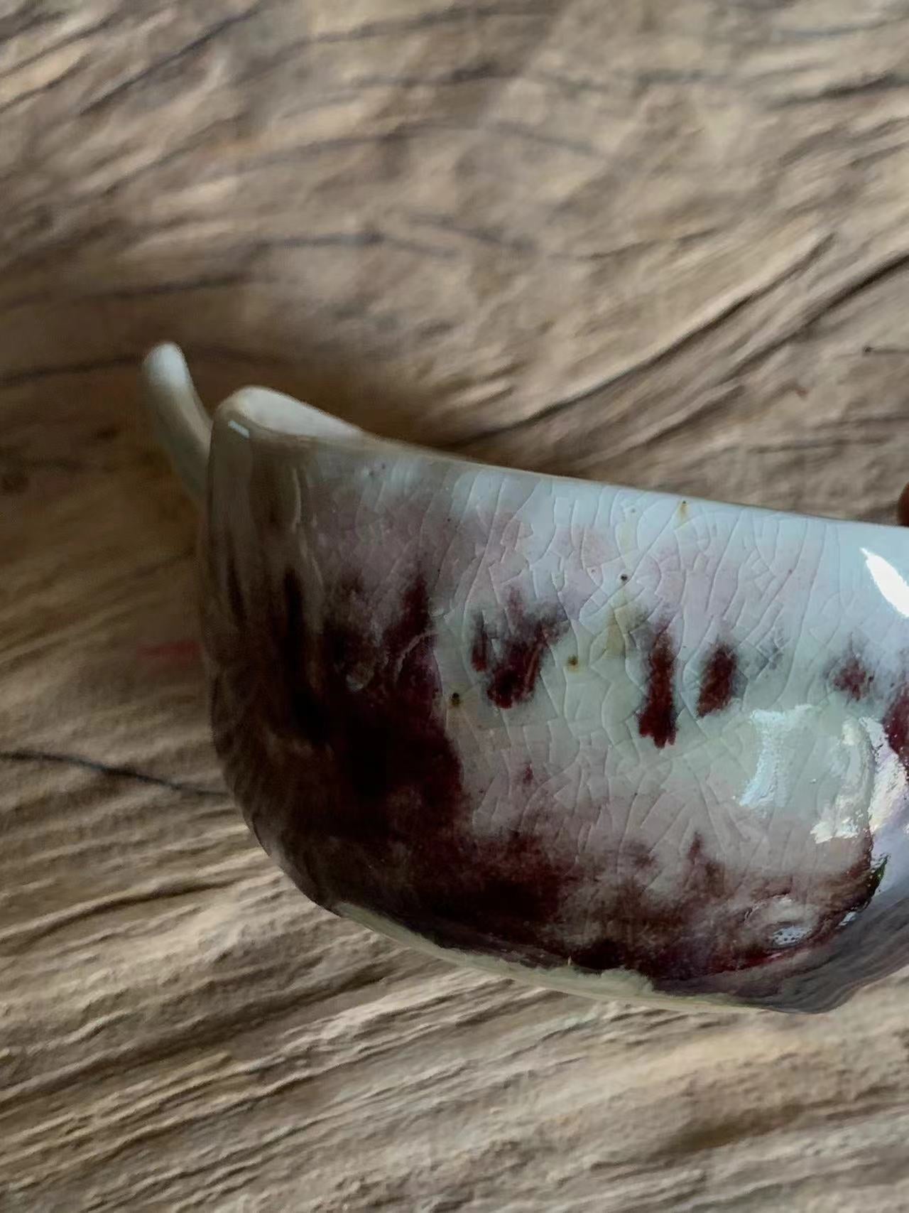 Small Apple-shaped Ceramic Bowl