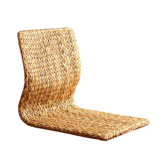 Straw legless tatami chair