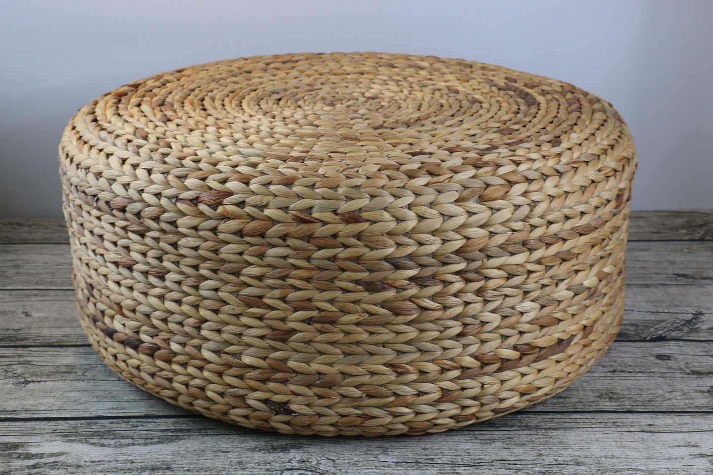 Custom round light coffee table with sponge filling