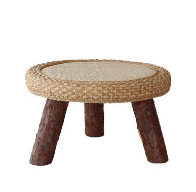 Rustic wood stool