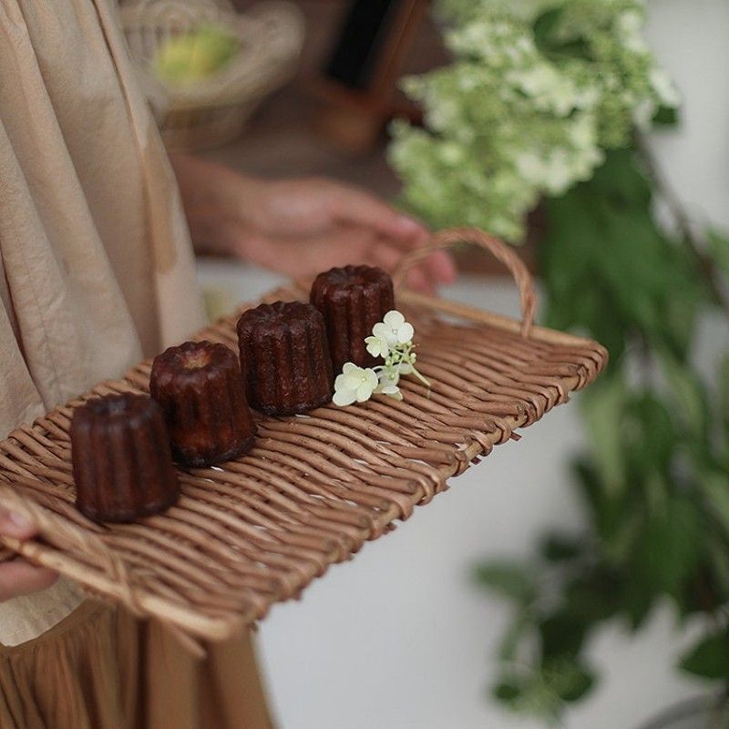 Rectangle Rattan Serving Tray