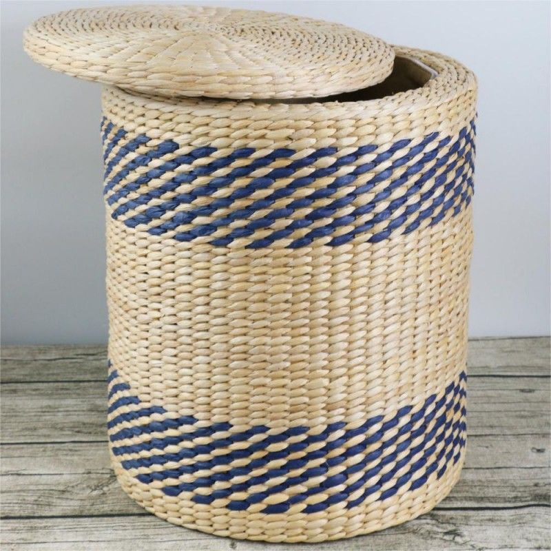 Round Cattail Laundry Hamper