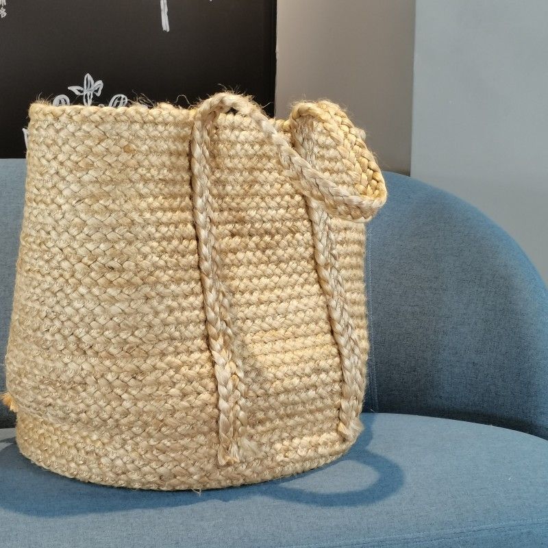 Strong Jute Storage Basket