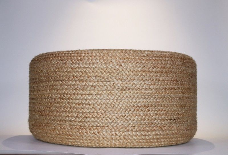 Ound Jute Coffee Table Ottoman