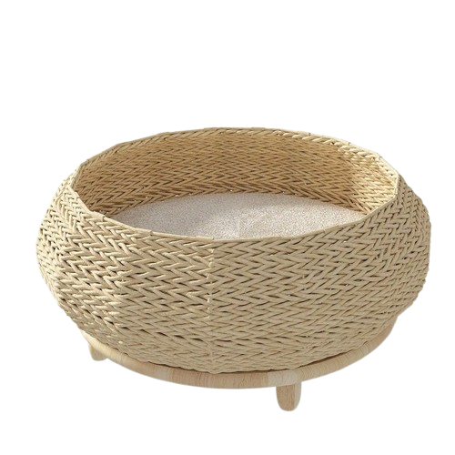 Straw-Cat-Bed